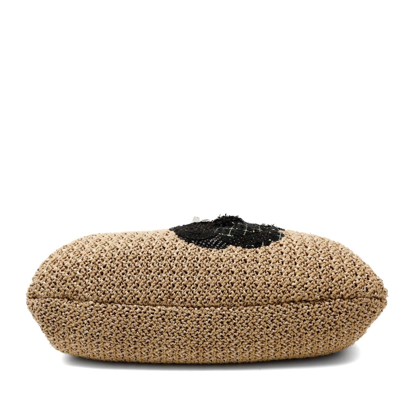 Chanel Coco Country Seagrass Camellia Large Bag