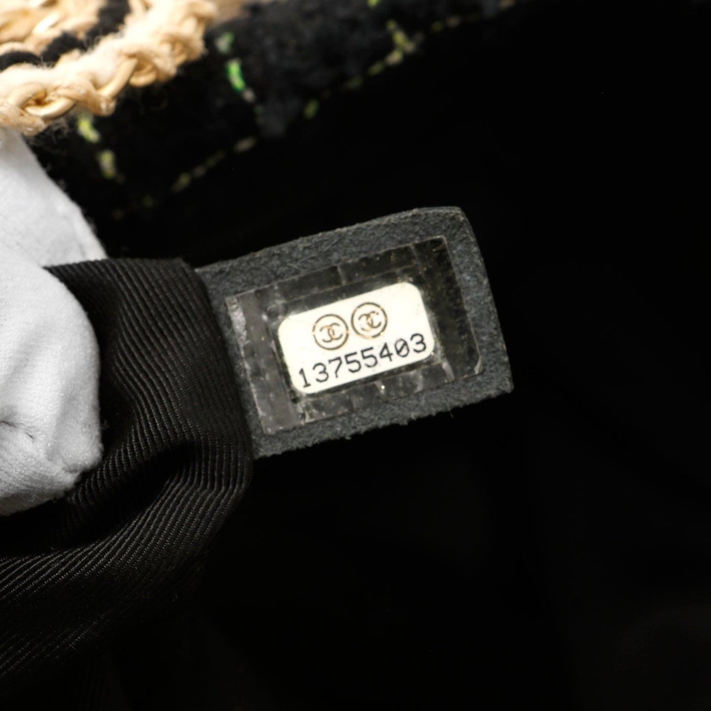 Chanel Coco Country Seagrass Camellia Large Bag