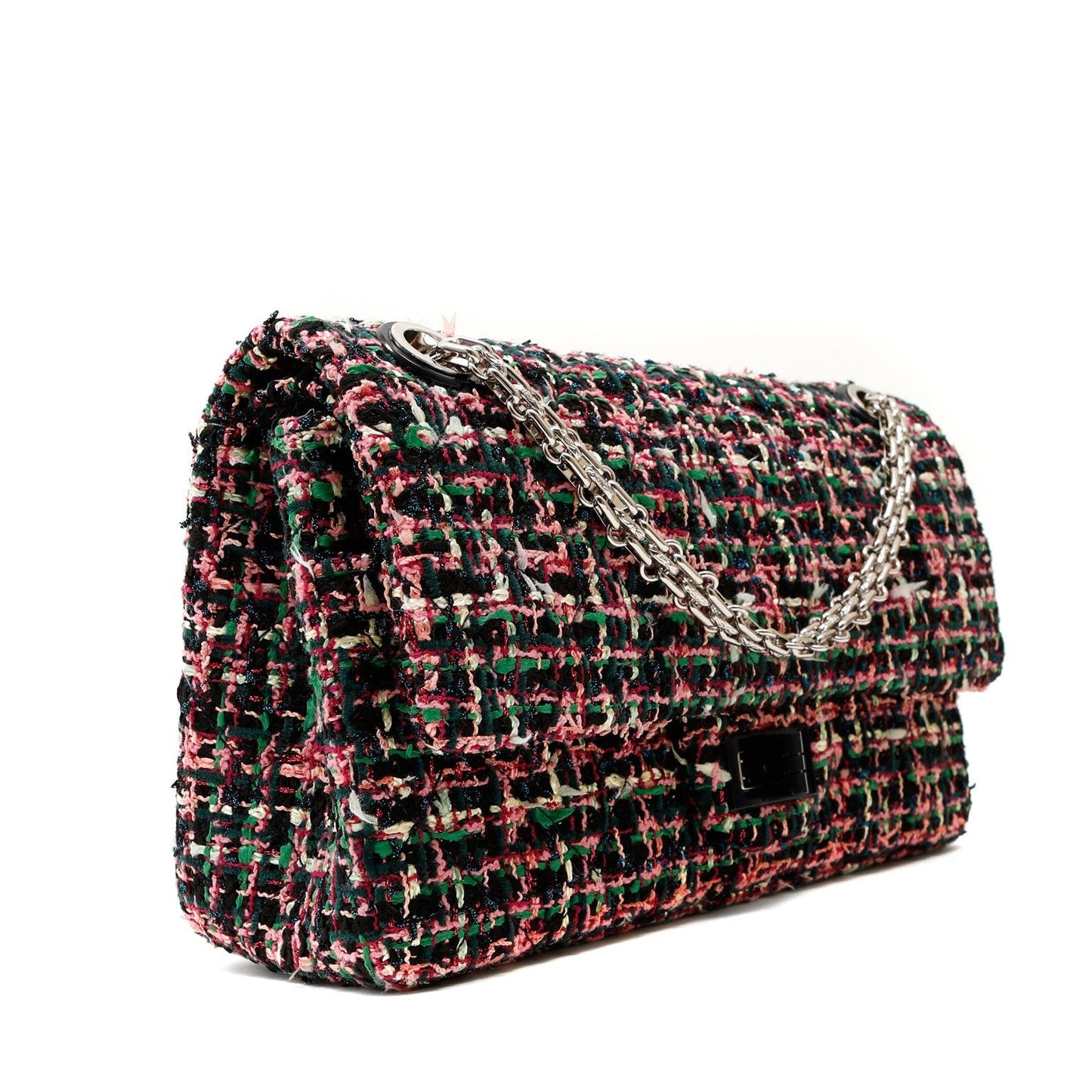 Chanel Multicolored Tweed Reissue Medium Flap Bag