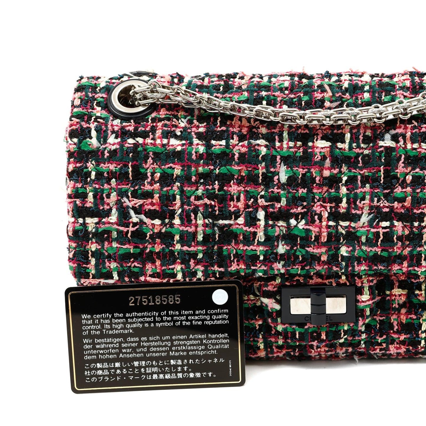 Chanel Multicolored Tweed Reissue Medium Flap Bag