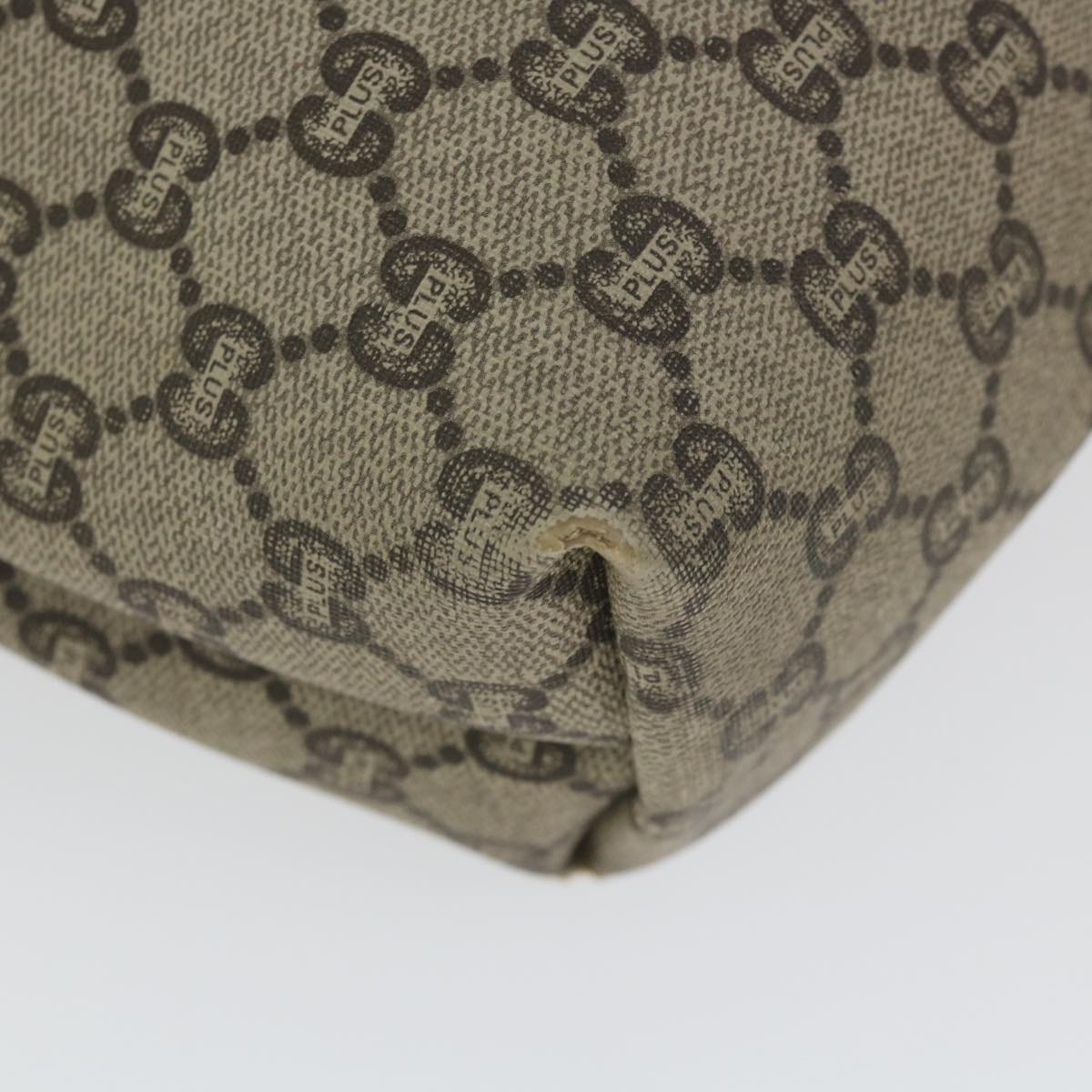 GUCCI GG Plus Supreme Web Sherry Line Tote Bag Beige Red Green th4245