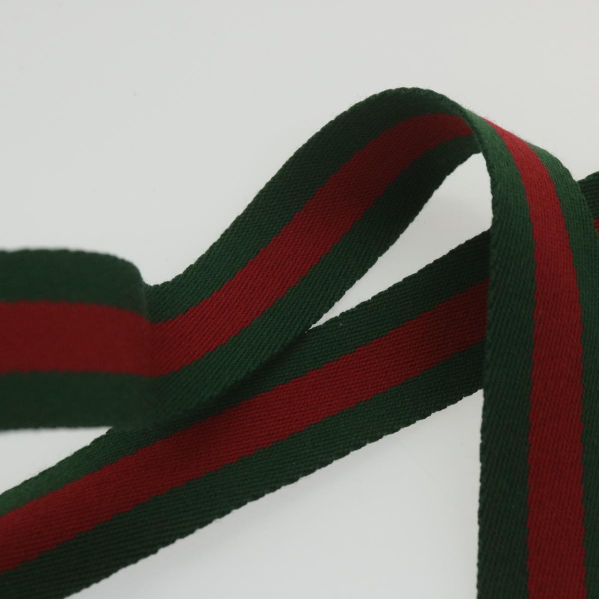 GUCCI GG Plus Supreme Web Sherry Line Tote Bag Beige Red Green th4245