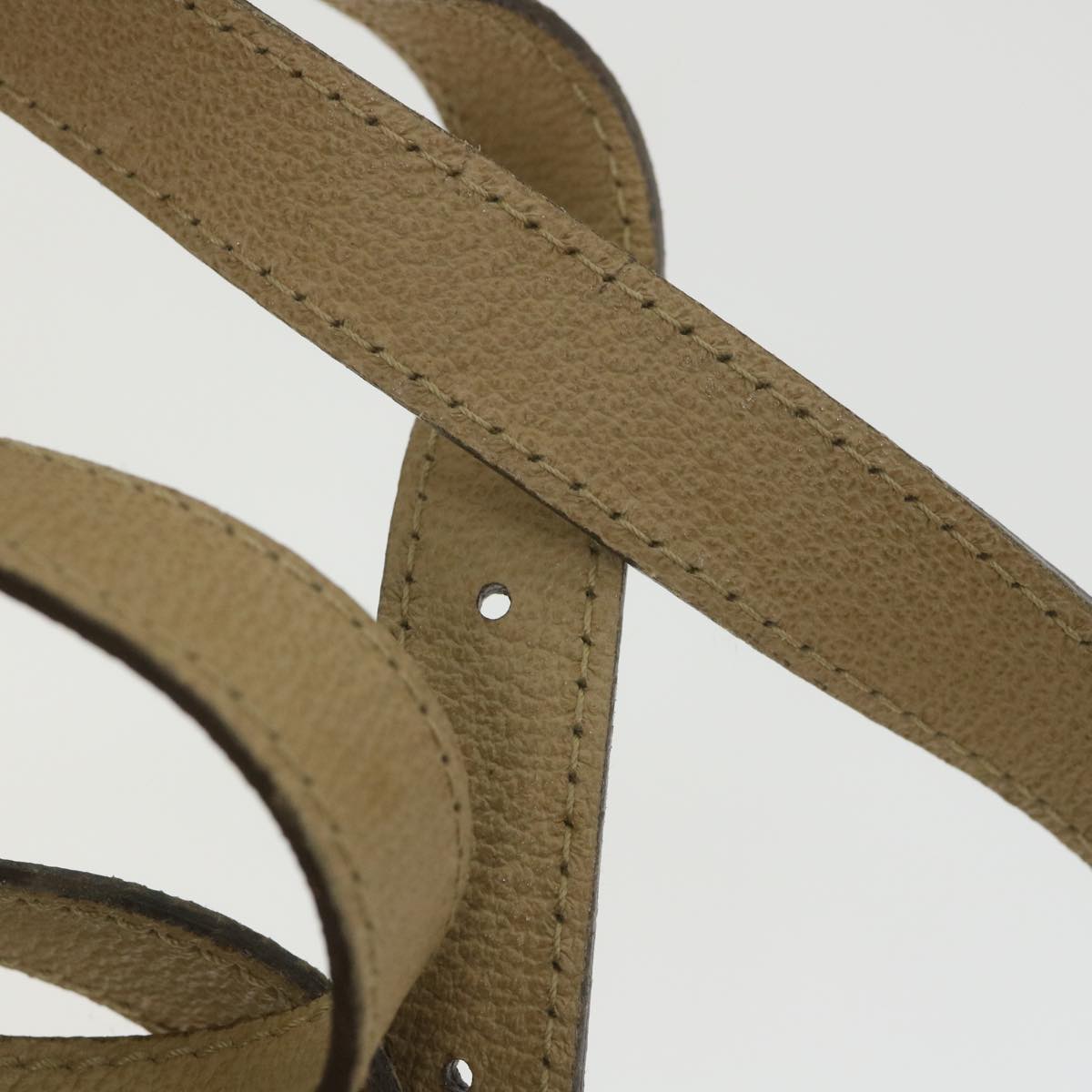 GUCCI Bamboo Backpack Suede Beige th4299