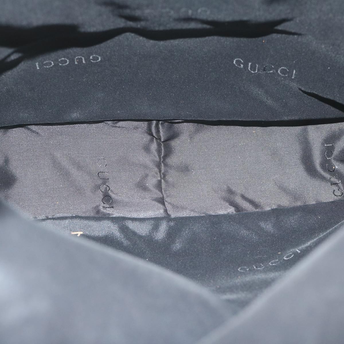 GUCCI Bamboo Hand Bag Leather Black 001 4058 2404 th4342