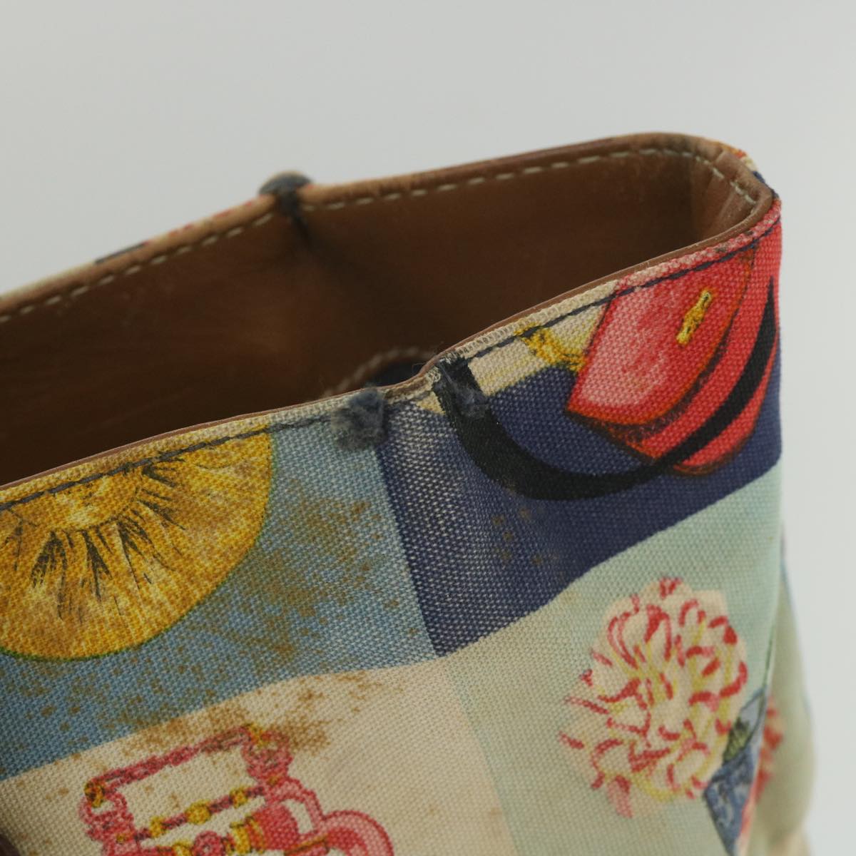 GUCCI Tote Bag Canvas Multicolor 1331