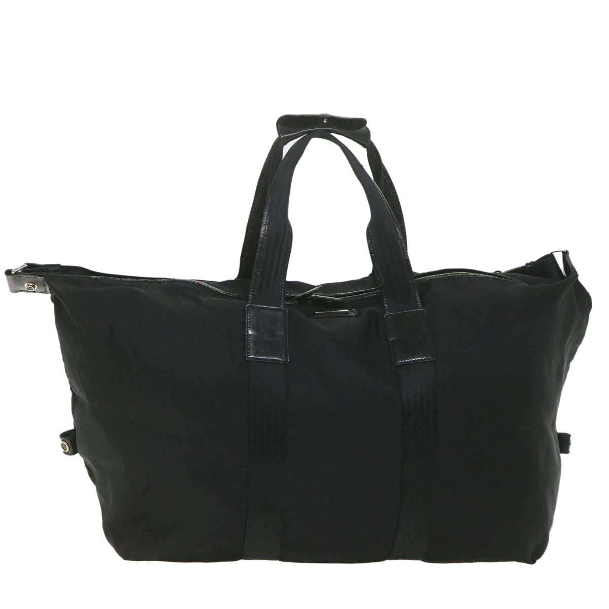 GUCCI Boston Bag Canvas 2way Black 1360