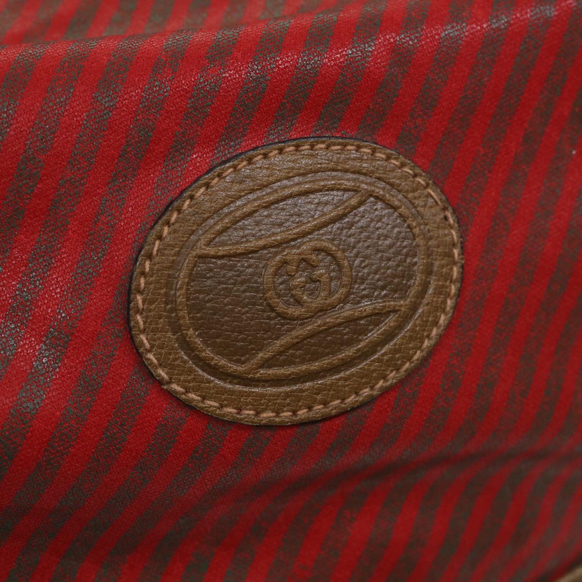 GUCCI Boston Bag Coated Canvas Red 89 19 001 1362