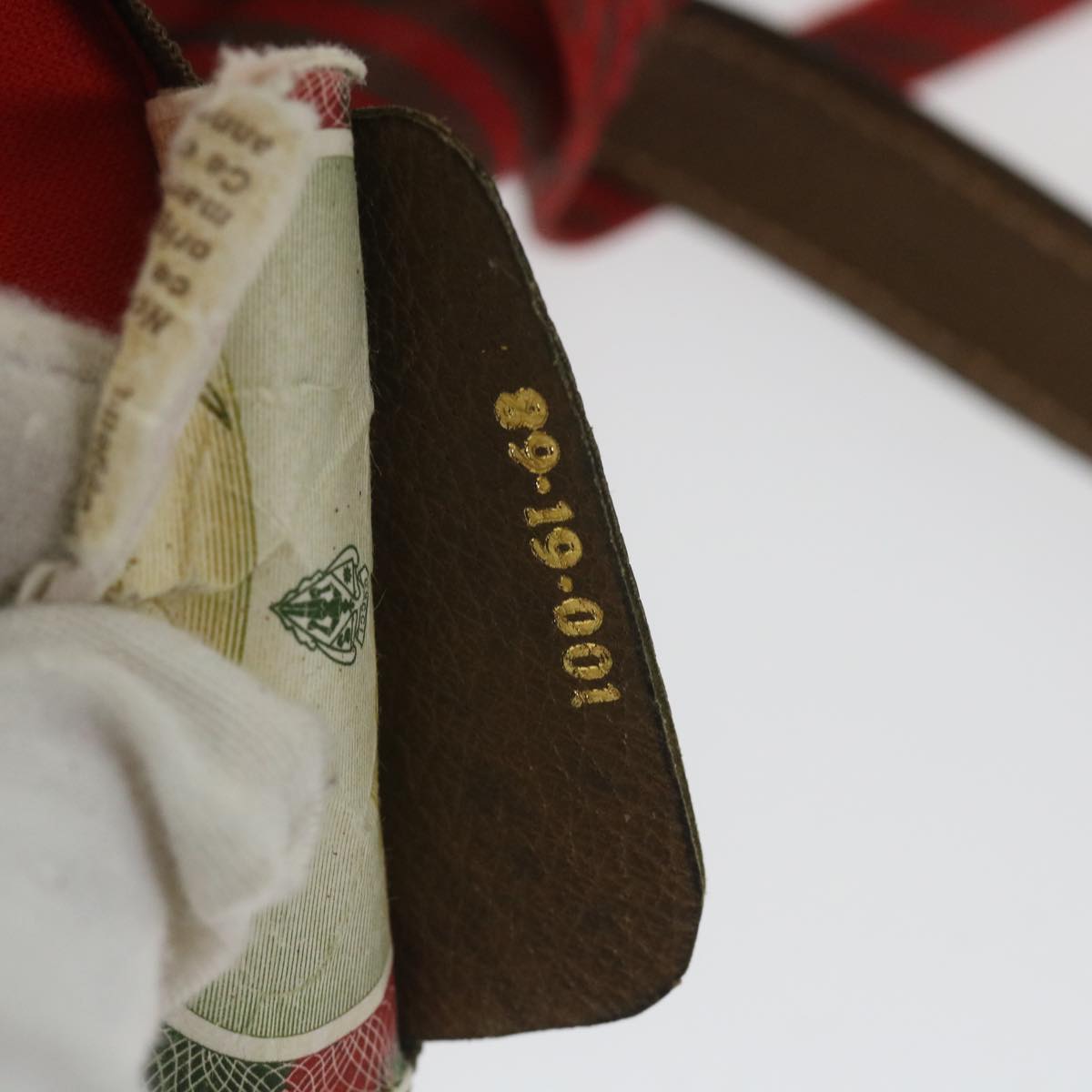 GUCCI Boston Bag Coated Canvas Red 89 19 001 1362