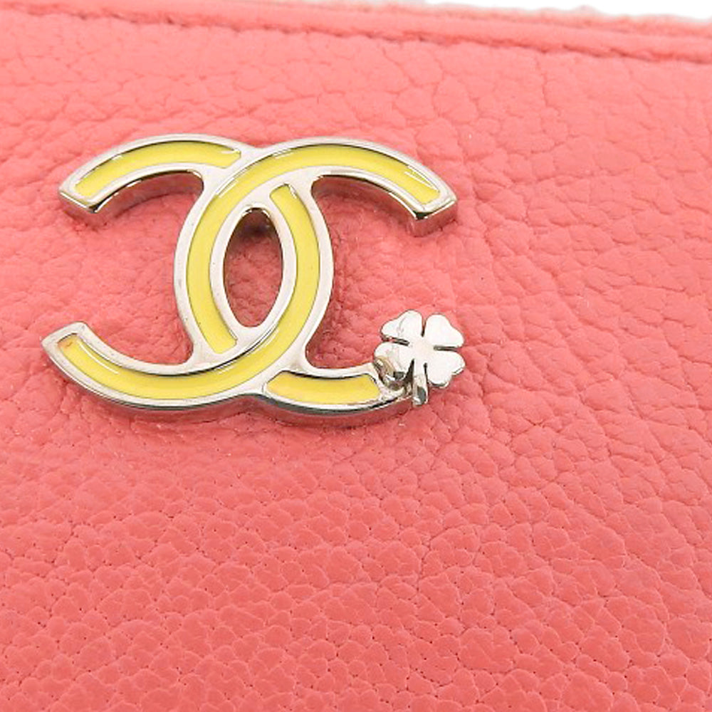 Chanel Lucky Flower Round Zipper Long Wallet A81657