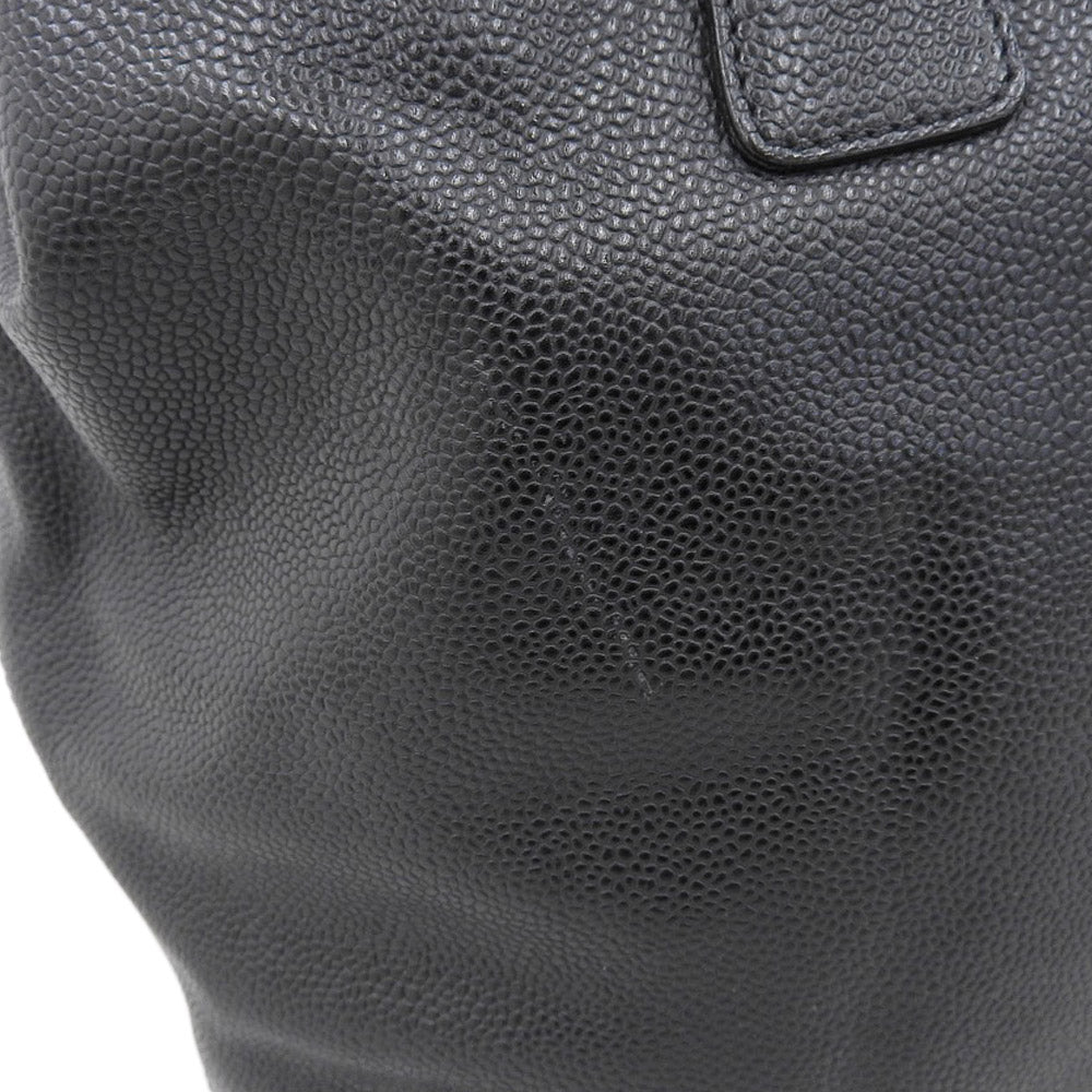 Chanel Caviar Skin Coco Mark Turn Lock Shoulder Bag Vintage