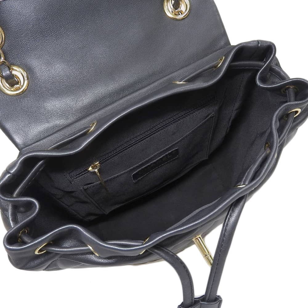 Chanel Leather Coco Mark Backpack A91121