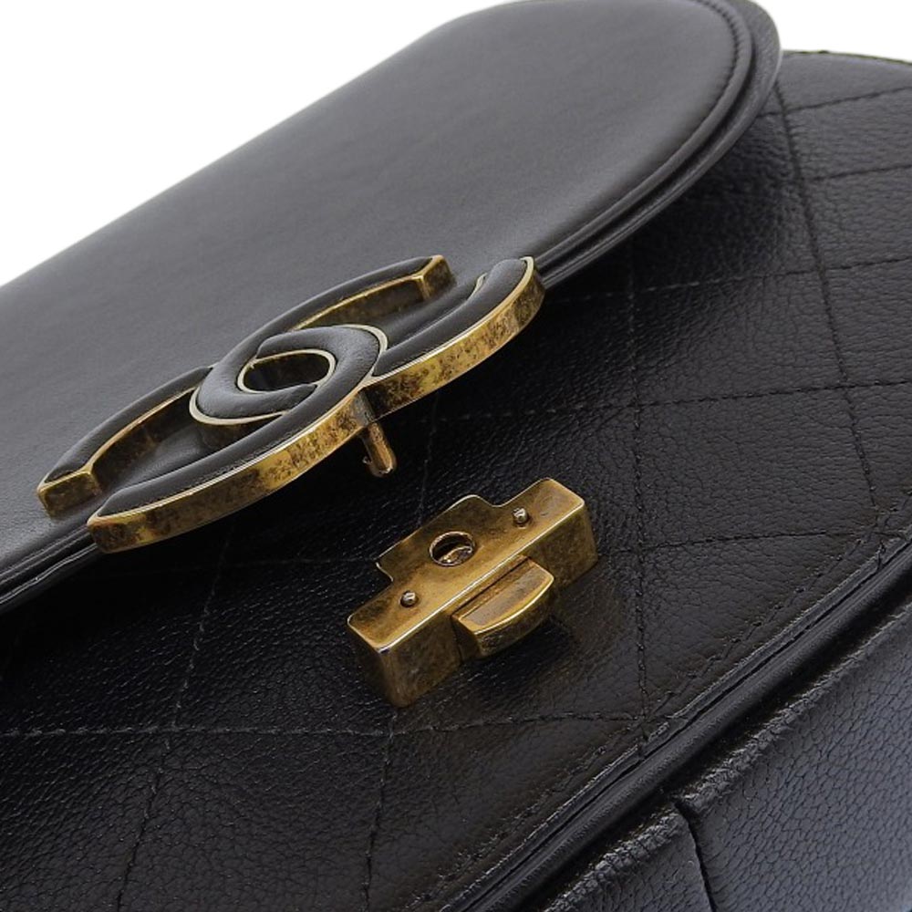 Chanel Calfskin 2WAY Bag Handbag A93460