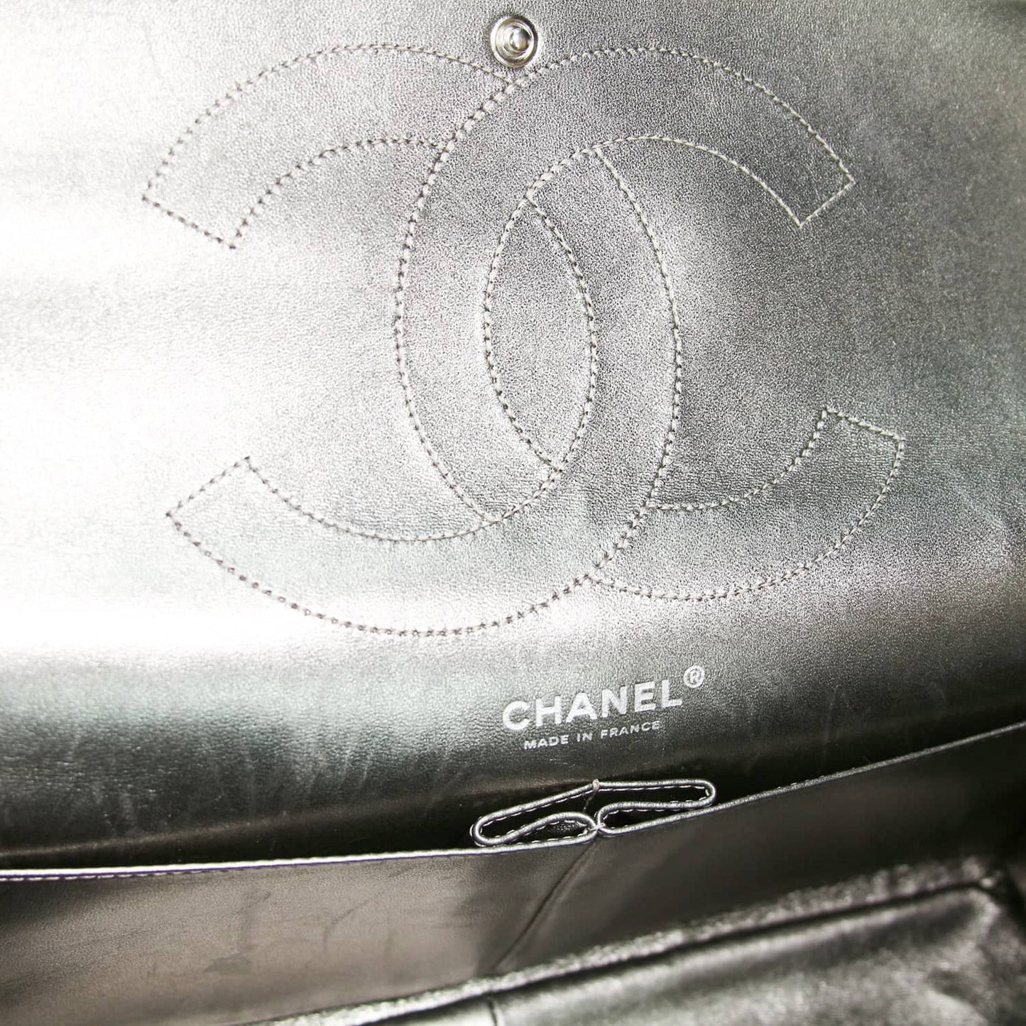 Chanel 2.55 Reissue Jumbo Gold Aged Calfskin Ruthenium