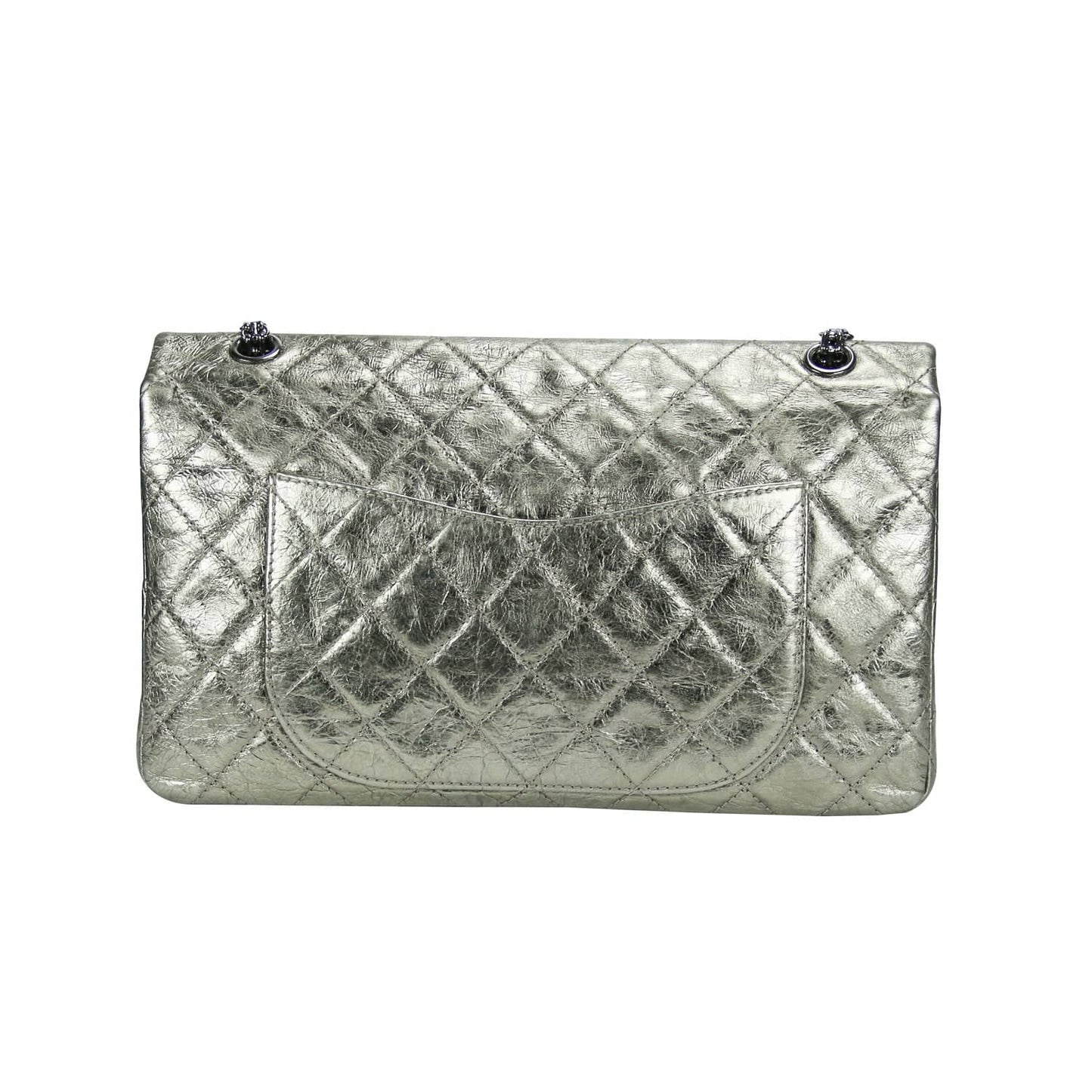 Chanel 2.55 Reissue Jumbo Gold Aged Calfskin Ruthenium
