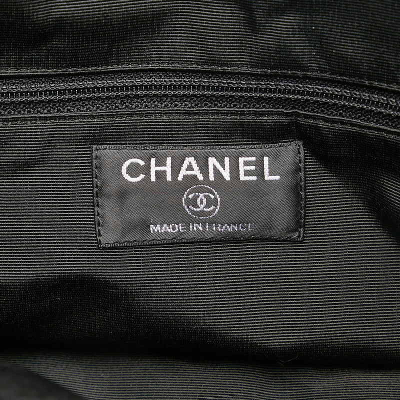 Chanel Rabbit Fur Suede Coco Mark Handbag Tote