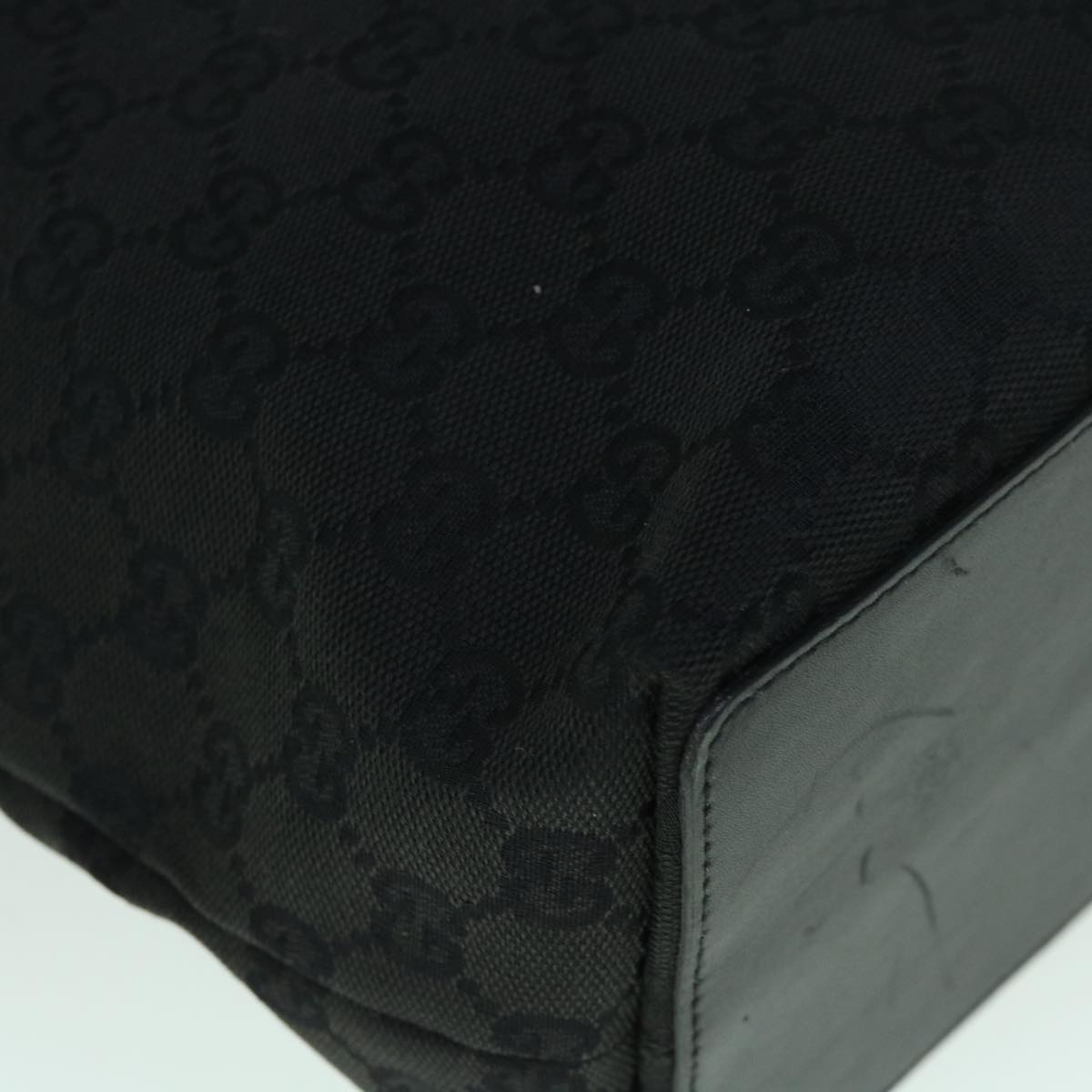 GUCCI GG Canvas Tote Bag Black 31243 uy150