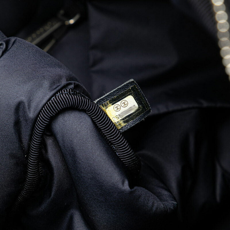 Chanel Nylon Wool Embossed Logo 2WAY Bag