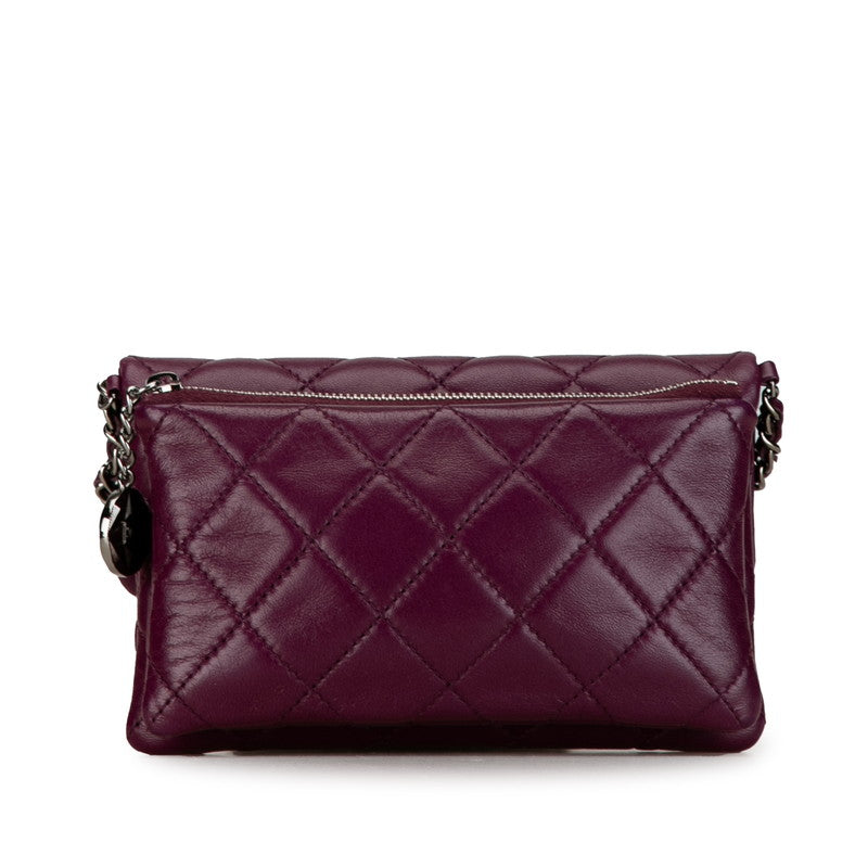 Chanel Coco Mark Mini Matelasse Leather Shoulder Bag