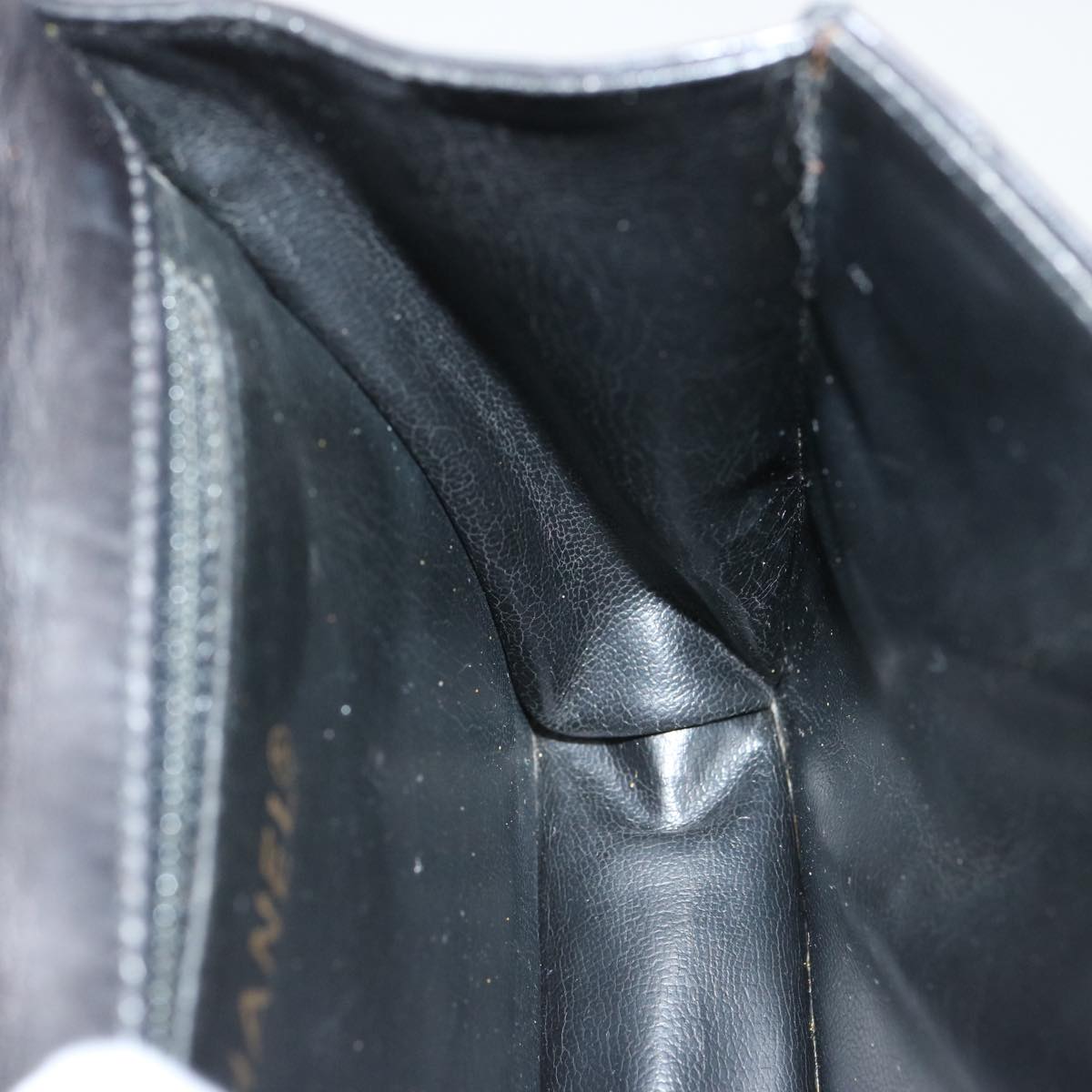 CHANEL Matelasse Turn Lock Waist bag Lamb Skin Black CC yk11590