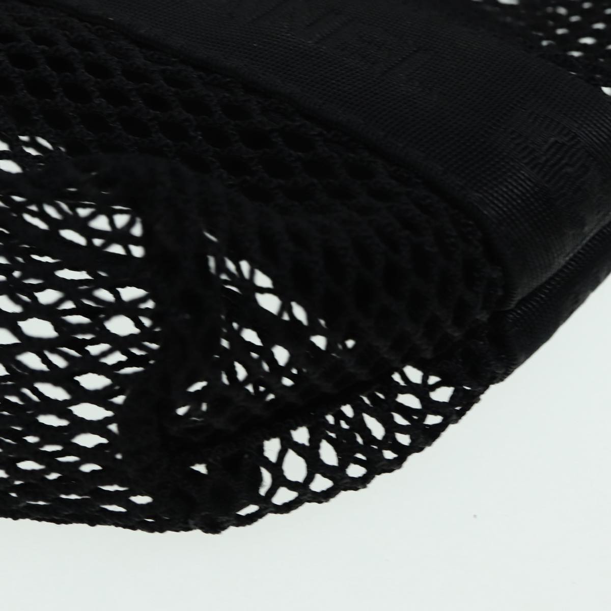CHANEL Sports Tote Bag Nylon Black Gray CC yk14152
