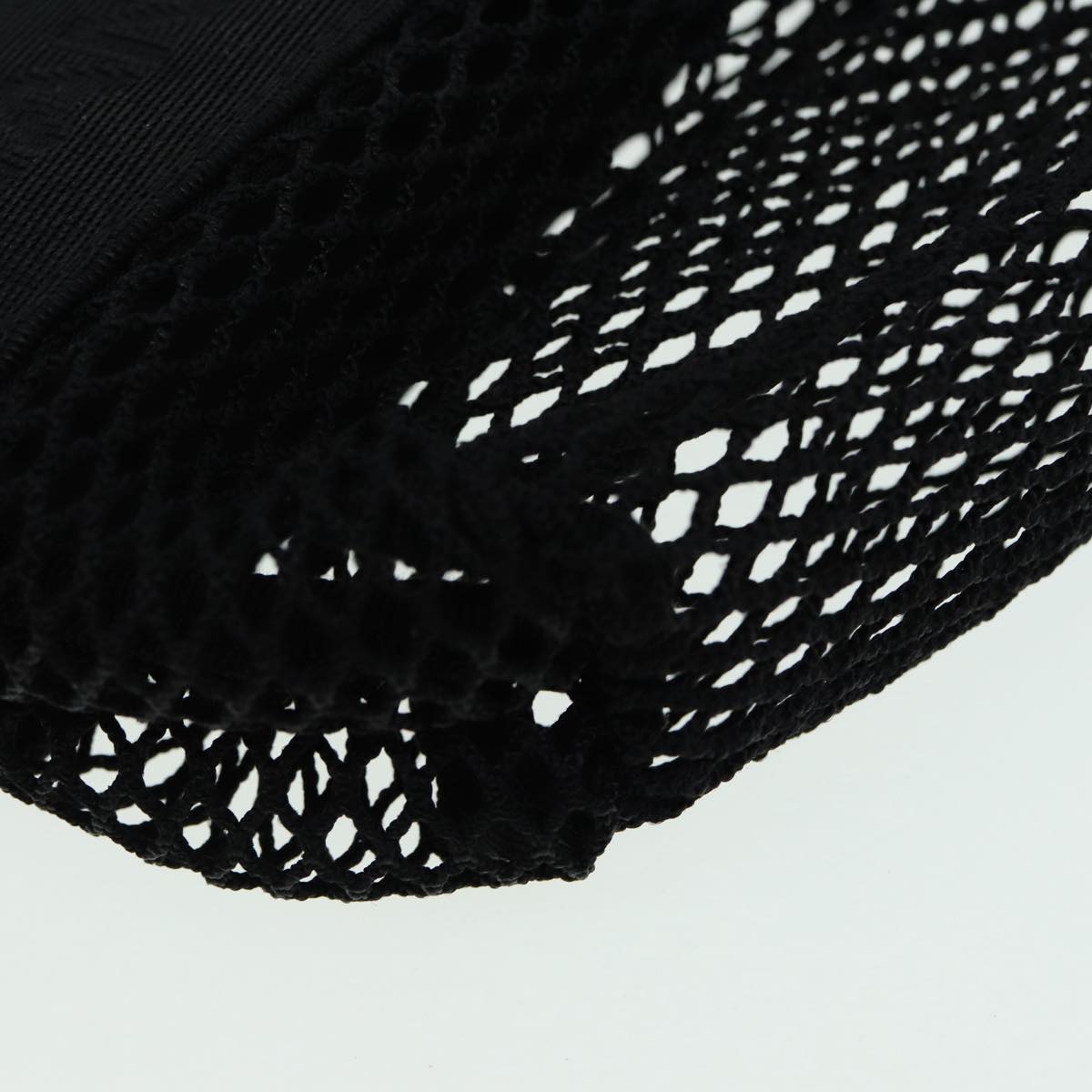 CHANEL Sports Tote Bag Nylon Black Gray CC yk14152
