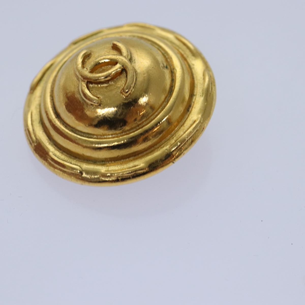CHANEL COCO Mark Earring metal Gold CC yk14445