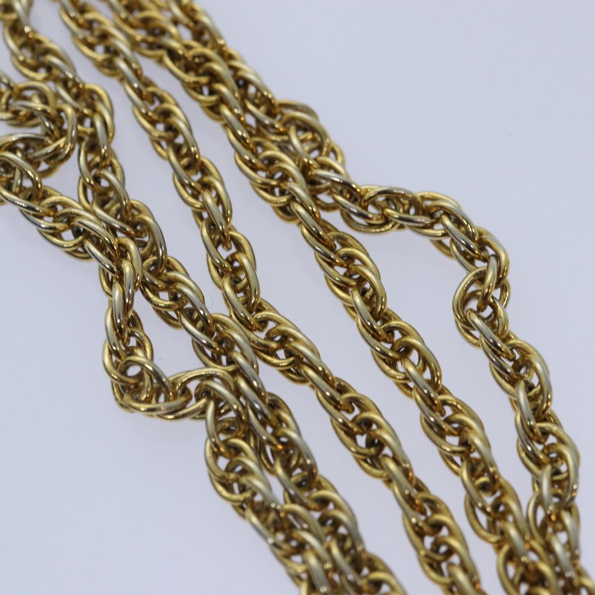 CHANEL Matelasse Chain Shoulder Bag Lamb Skin Black Gold CC yk14739
