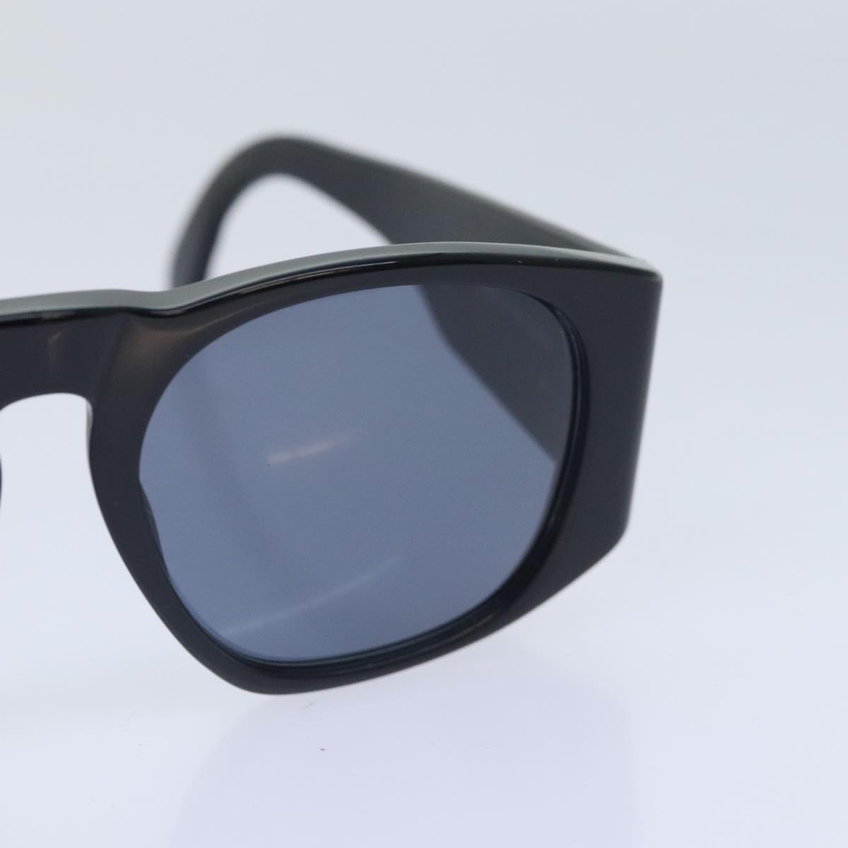 CHANEL COCO Mark Sunglasses plastic Black CC yk15227