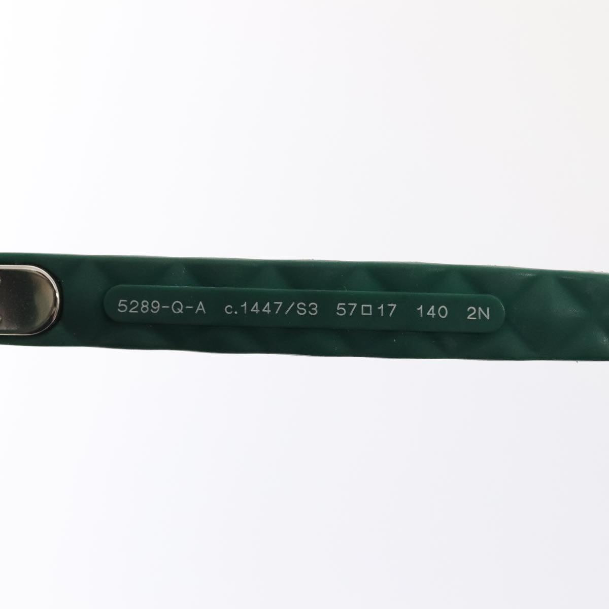 CHANEL Sunglasses plastic Green CC yk15278