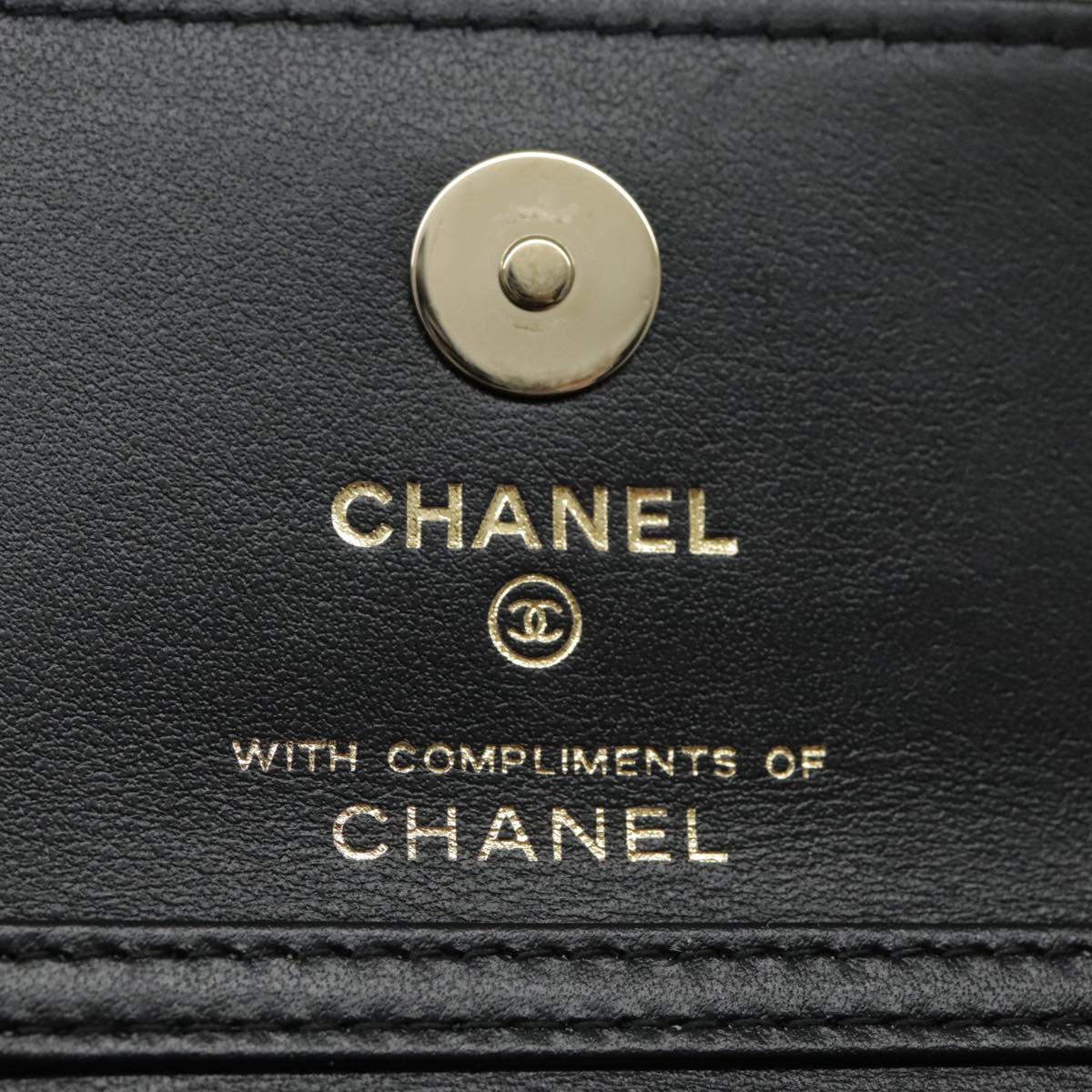 CHANEL Matelasse Chain Pouch Canvas Beige Gold CC yk15527A