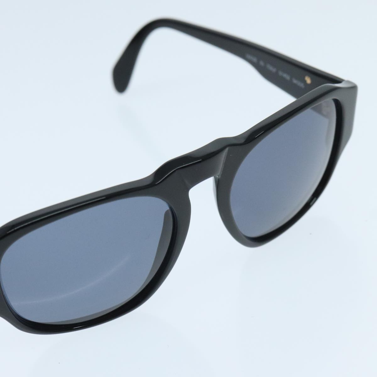 CHANEL Sunglasses plastic Black CC yk15576