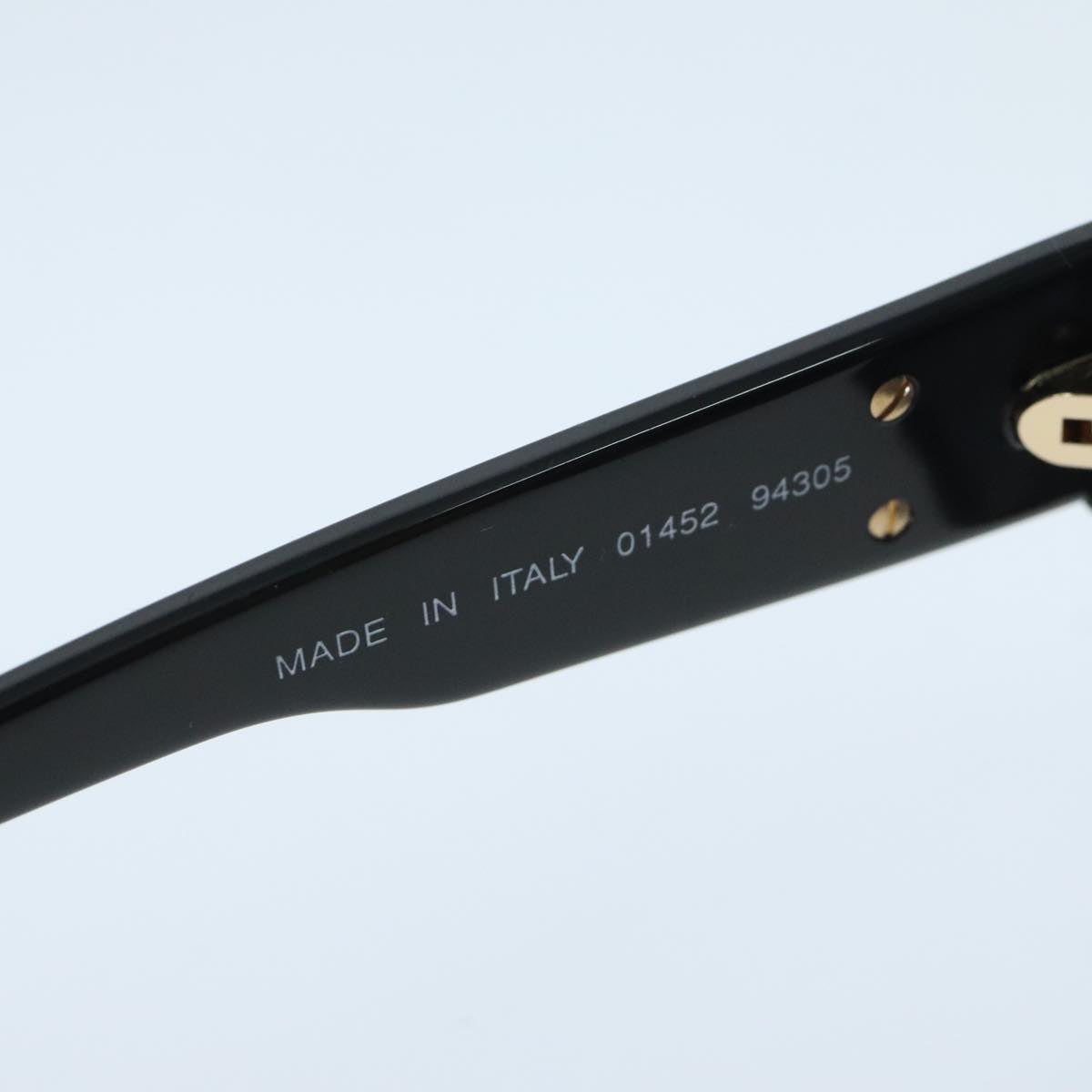 CHANEL Sunglasses plastic Black CC yk15576