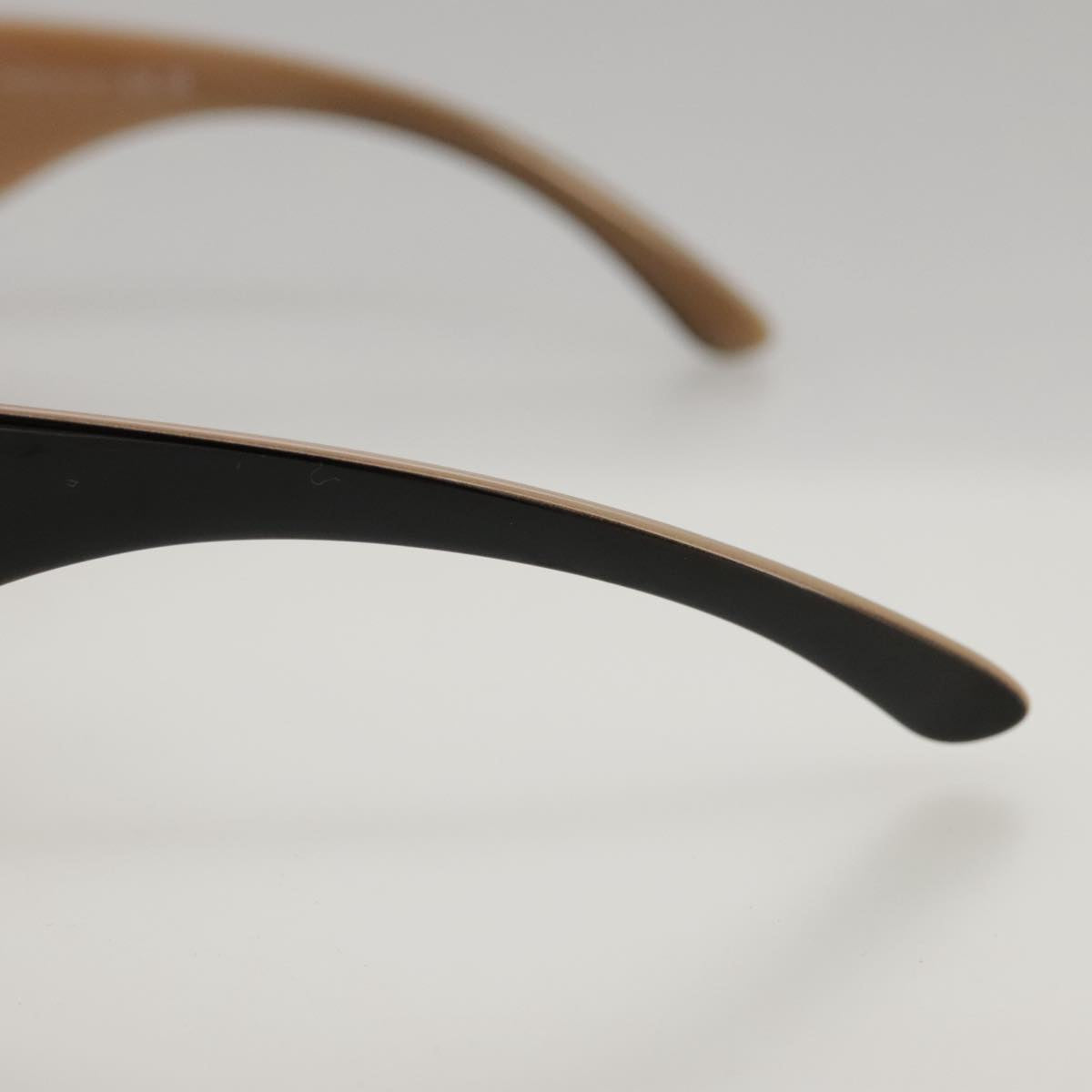 CHANEL Sunglasses plastic Black CC yk15949