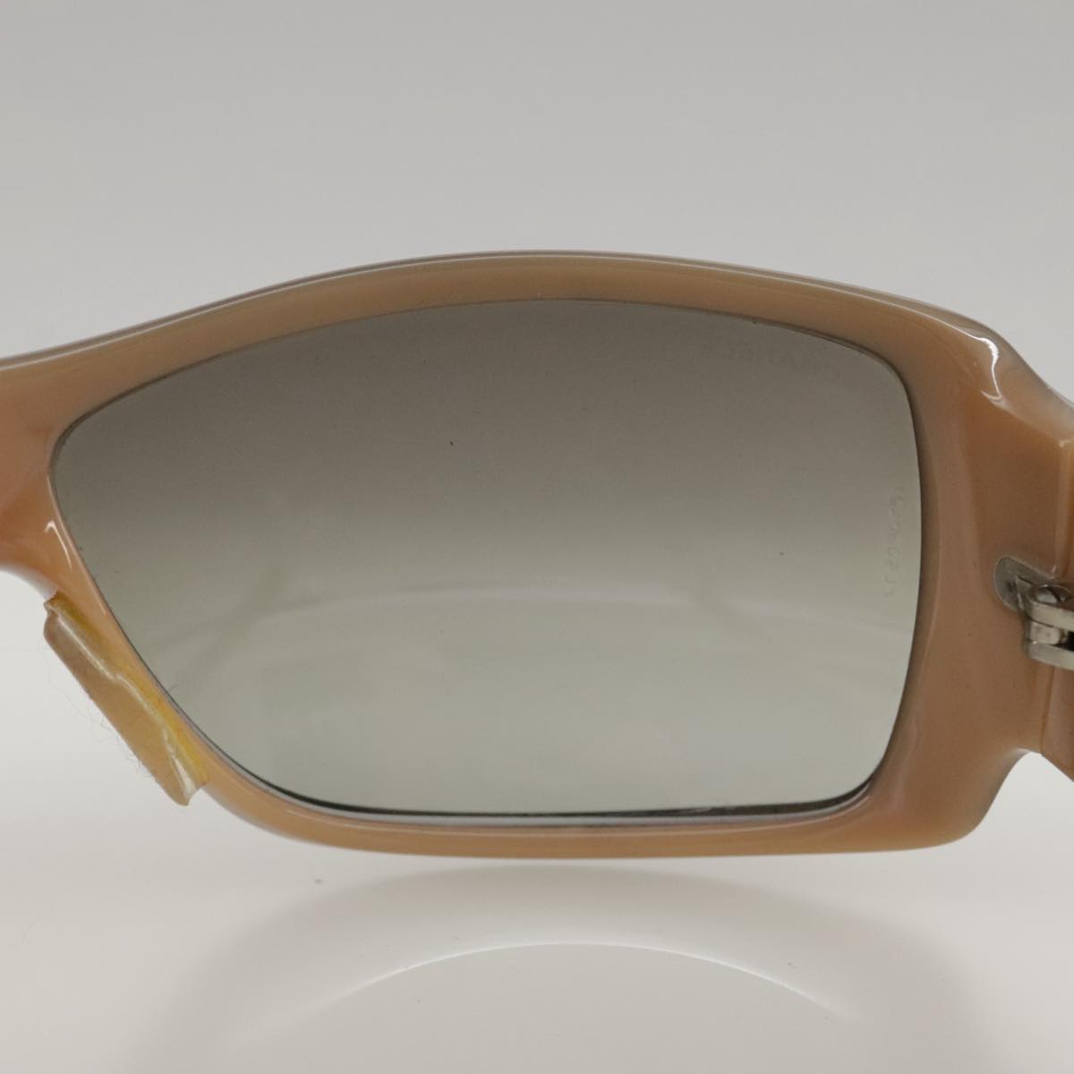 CHANEL Sunglasses plastic Black CC yk15949