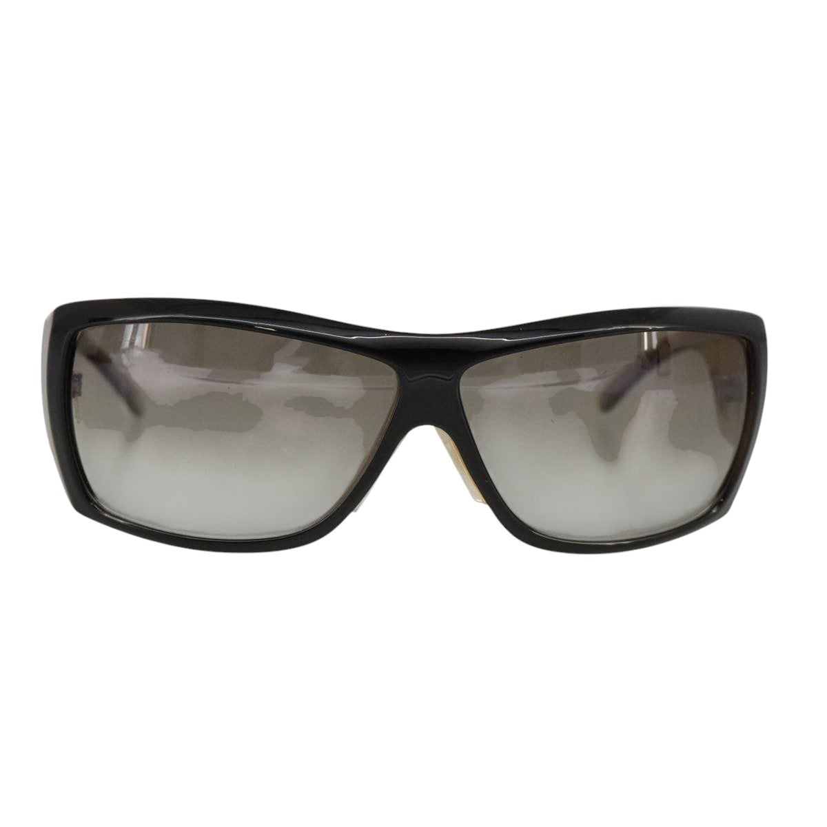 CHANEL Sunglasses plastic Black CC yk15949