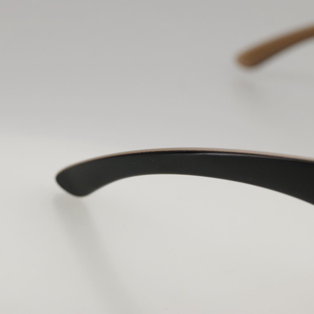 CHANEL Sunglasses plastic Black CC yk15949