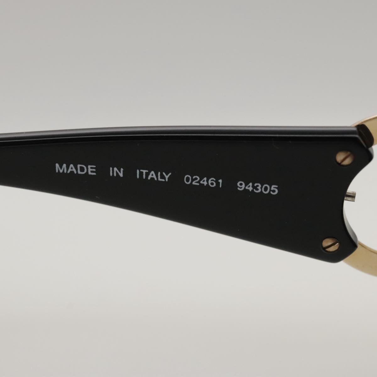 CHANEL Sunglasses plastic Black CC yk15965