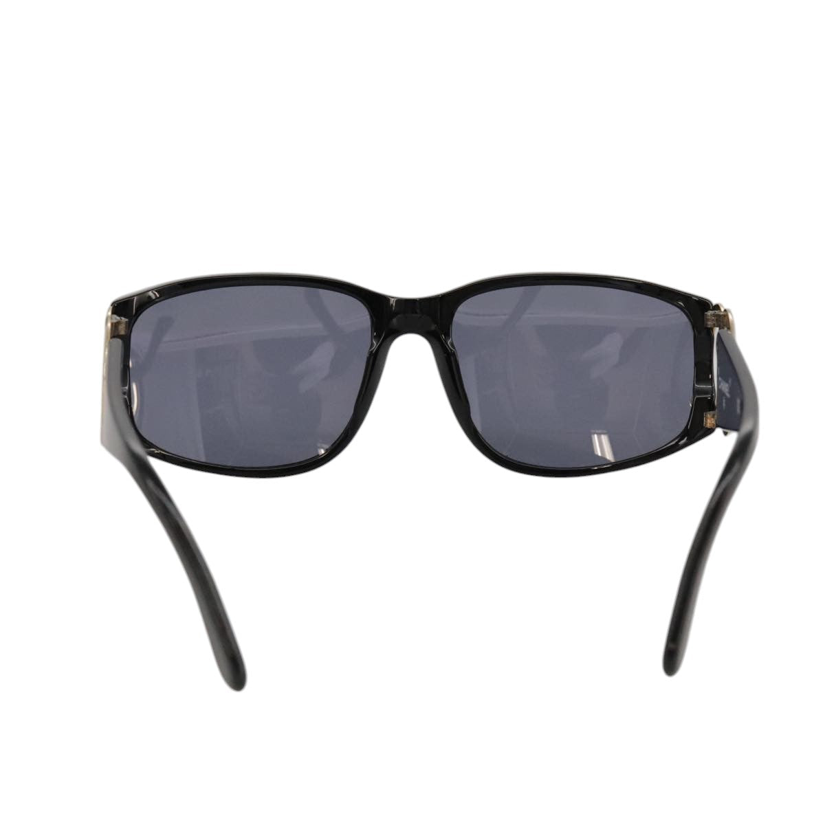 CHANEL Sunglasses plastic Black CC yk15965