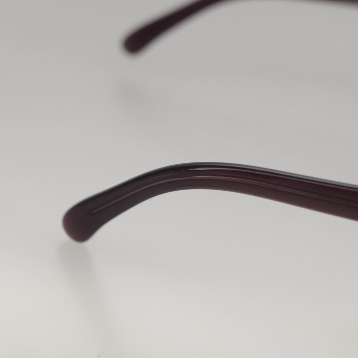 CHANEL Sunglasses plastic Purple CC yk16024