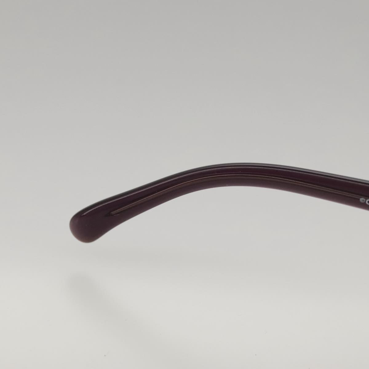 CHANEL Sunglasses plastic Purple CC yk16024