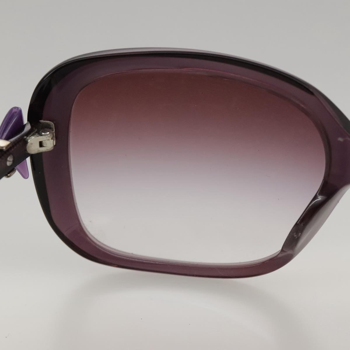 CHANEL Sunglasses plastic Purple CC yk16024