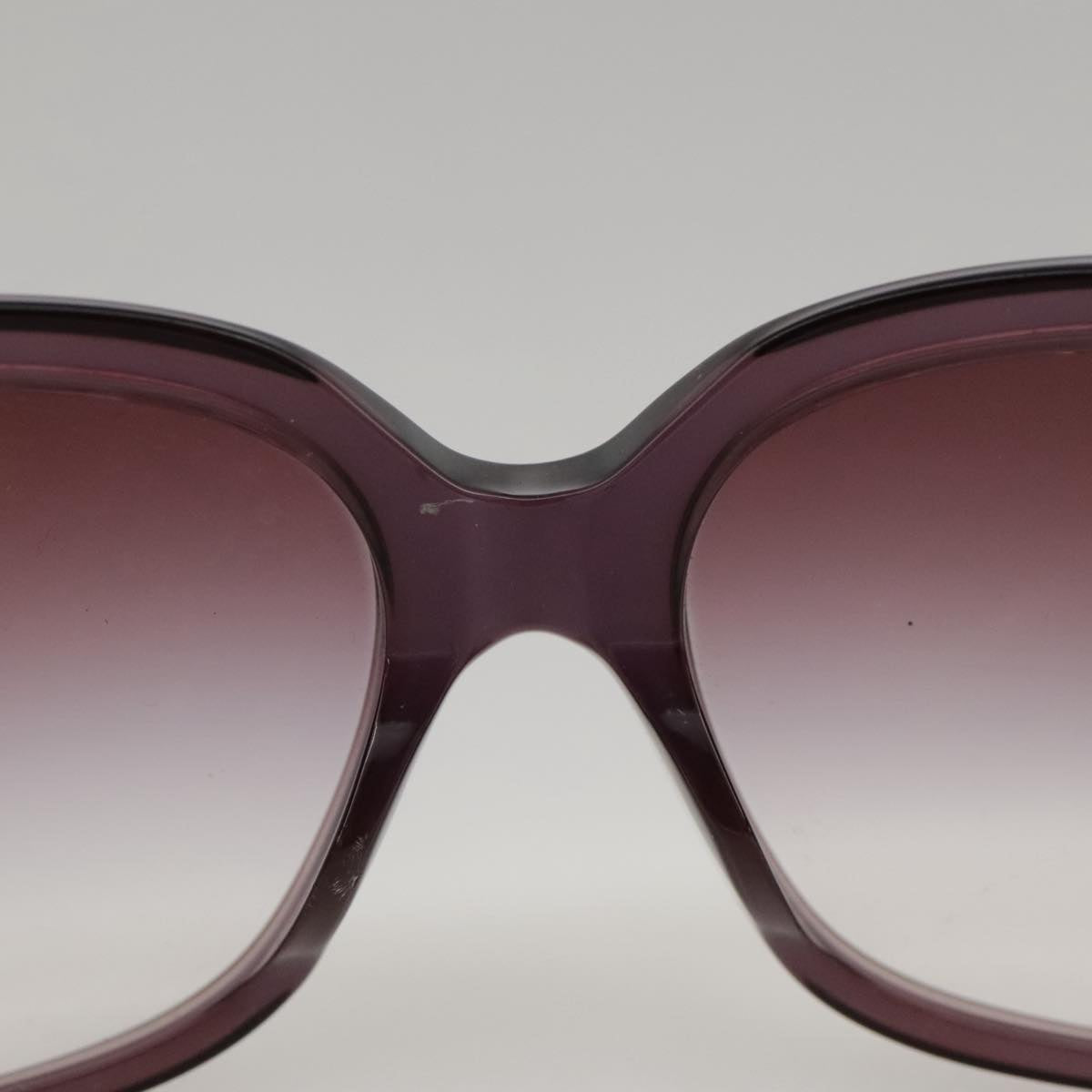 CHANEL Sunglasses plastic Purple CC yk16024