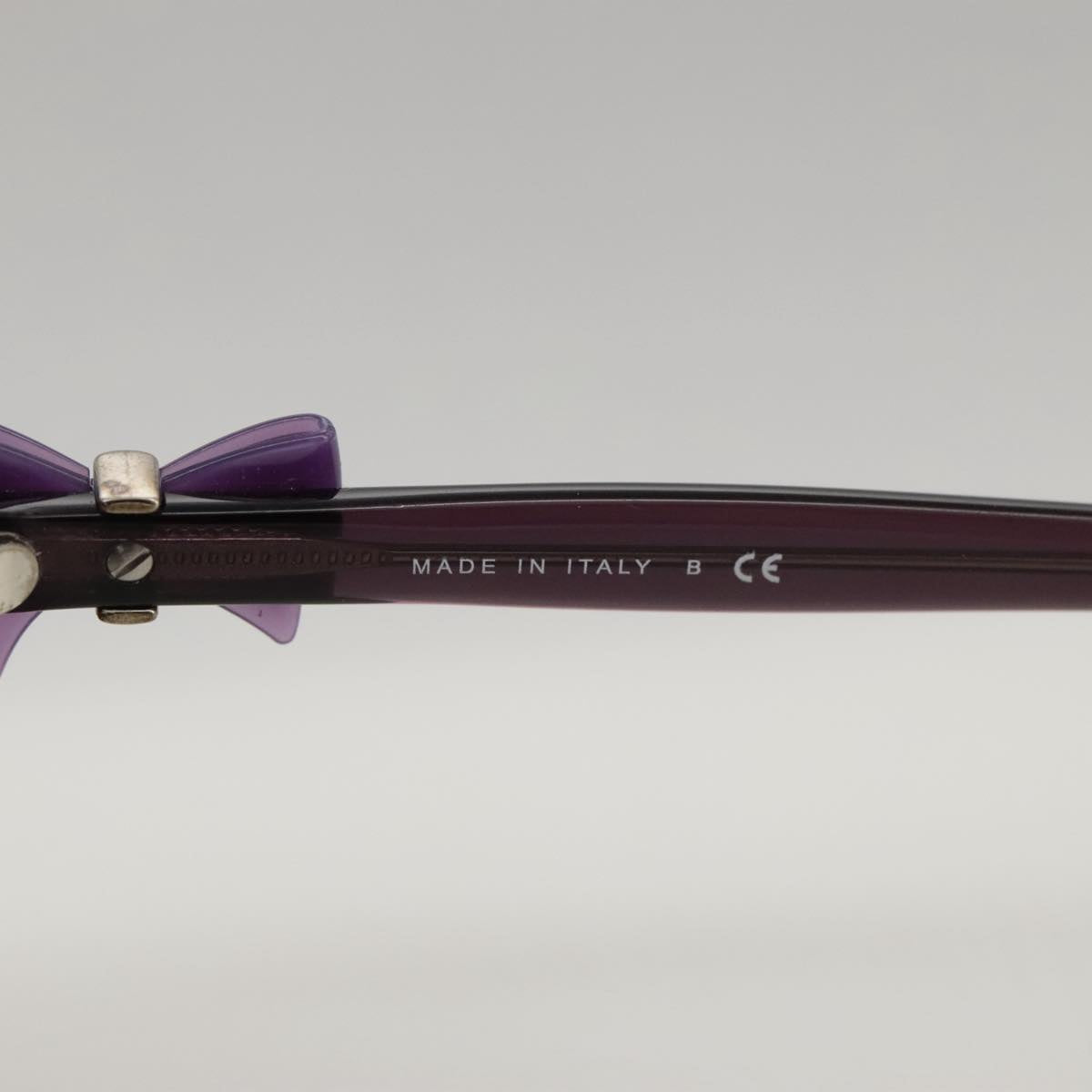 CHANEL Sunglasses plastic Purple CC yk16024