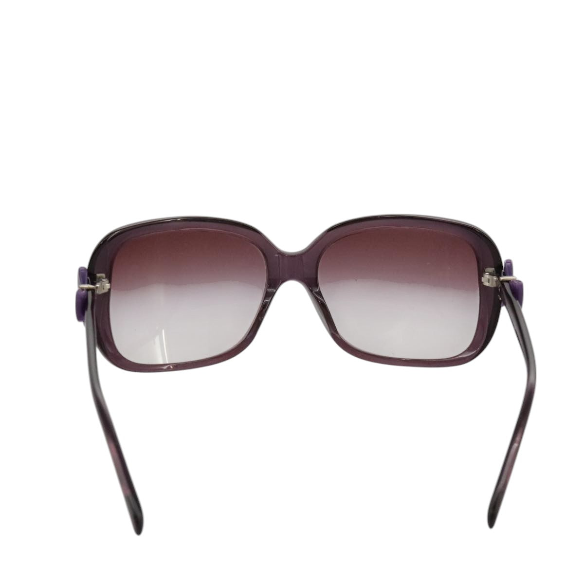 CHANEL Sunglasses plastic Purple CC yk16024