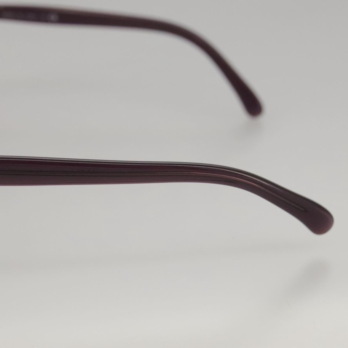 CHANEL Sunglasses plastic Purple CC yk16024