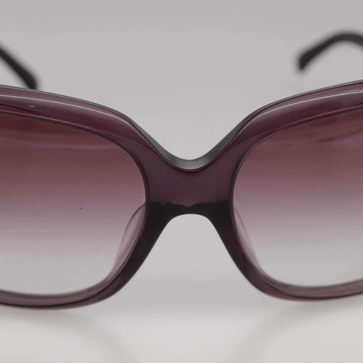 CHANEL Sunglasses plastic Purple CC yk16024