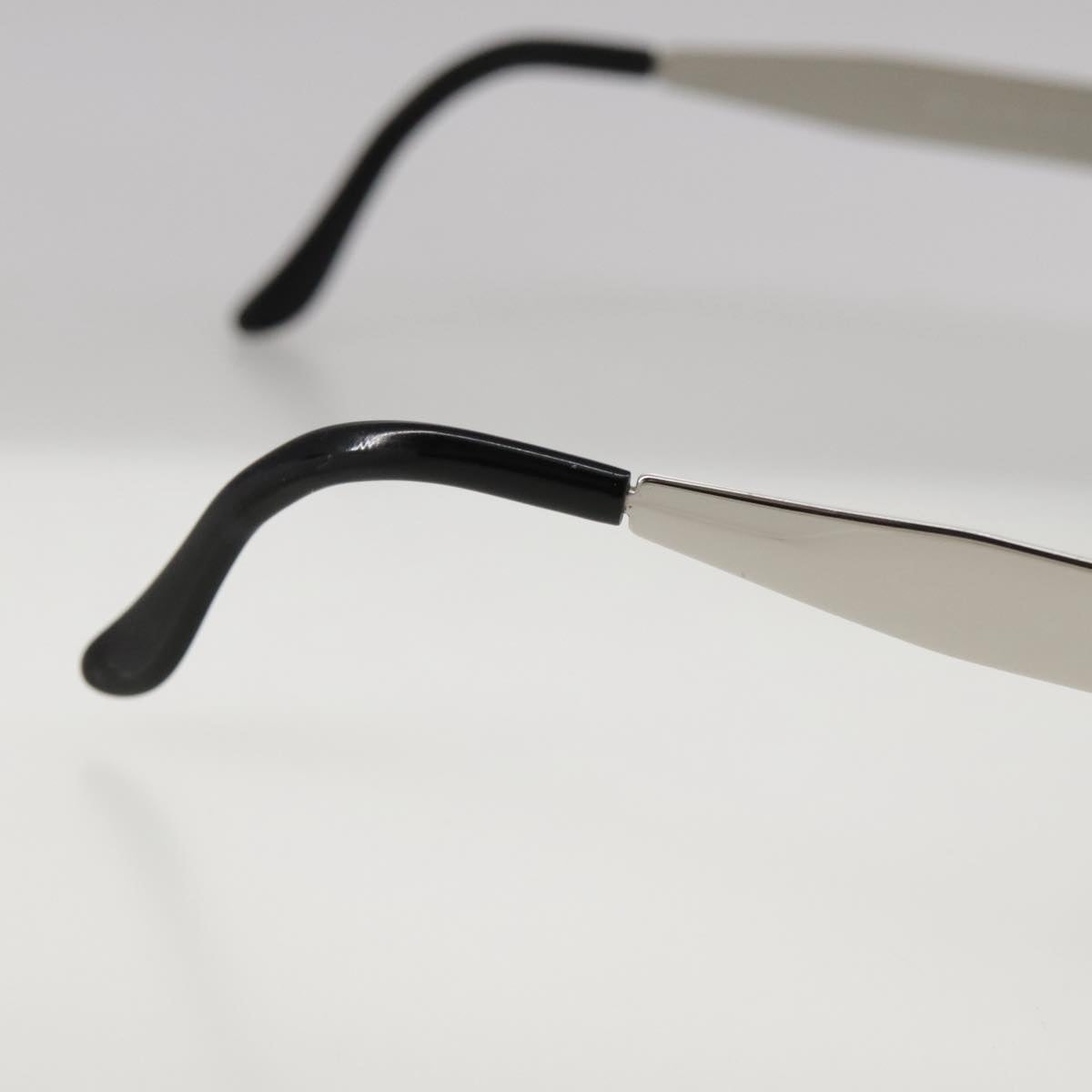 CHANEL Sunglasses metal Silver CC yk16346