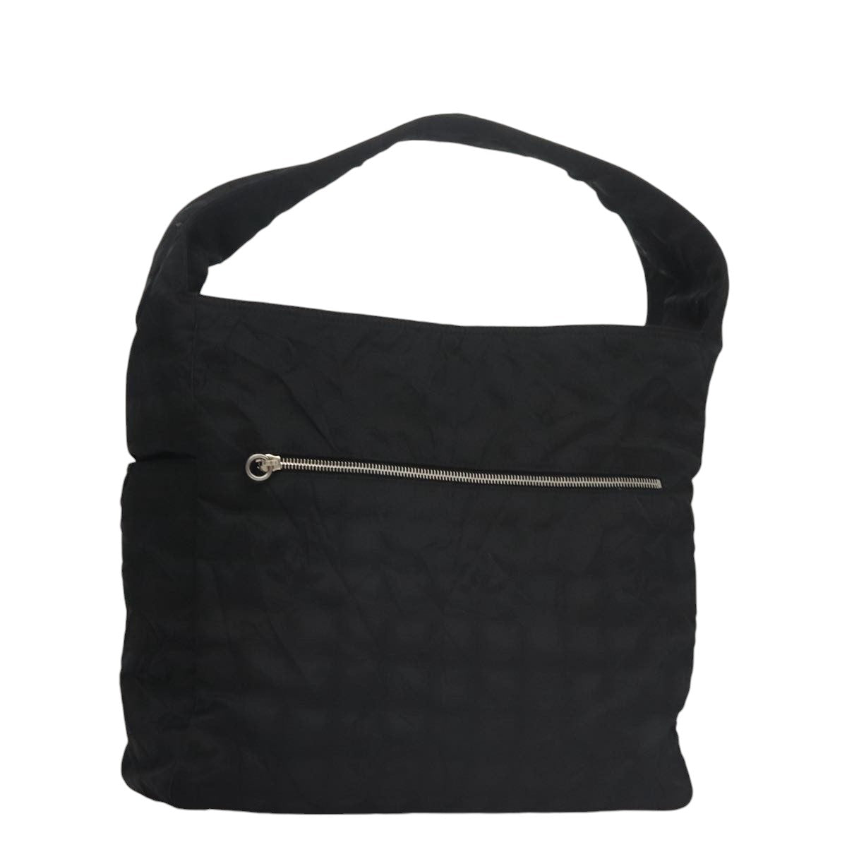 CHANEL New Travel line Shoulder Bag Nylon Black CC yk16511
