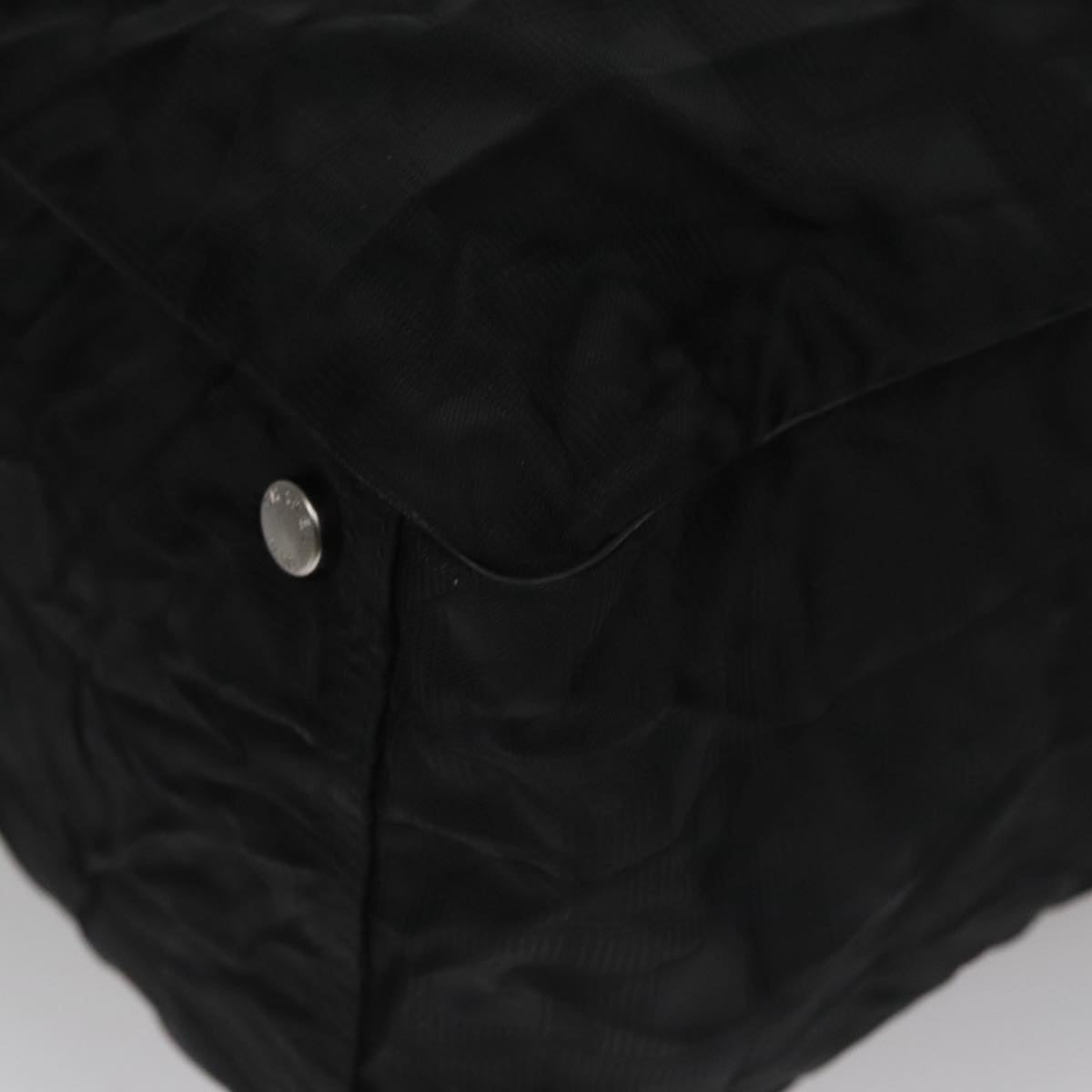 CHANEL New Travel line Shoulder Bag Nylon Black CC yk16511