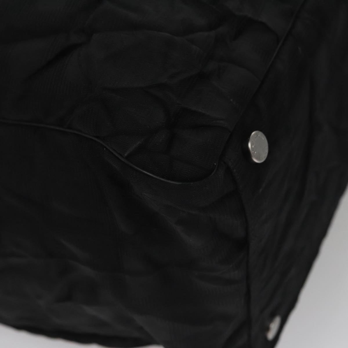CHANEL New Travel line Shoulder Bag Nylon Black CC yk16511